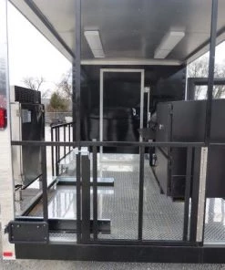 Concession Trailer 8.5' X 22' Black - Food Event Catering -Cheap Concession Trailers Shop p1130034 small