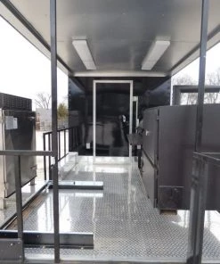 Concession Trailer 8.5' X 22' Black - Food Event Catering -Cheap Concession Trailers Shop p1130035 small