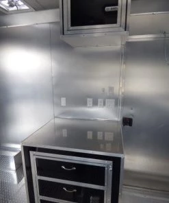 Concession Trailer 8.5' X 22' Black - Food Event Catering -Cheap Concession Trailers Shop p1130046 small