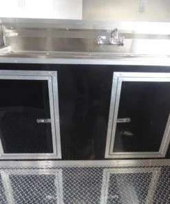 Concession Trailer 8.5' X 22' Black - Food Event Catering -Cheap Concession Trailers Shop p1130052 small