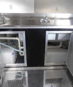 Concession Trailer 8.5' X 22' Black - Food Event Catering -Cheap Concession Trailers Shop p1130053 small