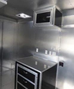 Concession Trailer 8.5' X 22' Black - Food Event Catering -Cheap Concession Trailers Shop p1130056 small