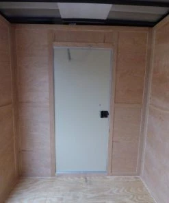 Enclosed Trailer 7' x 20' Red Hybrid Motorcycle Event Trailer -Cheap Concession Trailers Shop p1130103 small 1