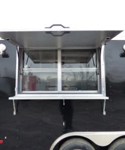 Concession Trailer 8.5' X 16' Black - Event Catering Concession -Cheap Concession Trailers Shop p1130121 small