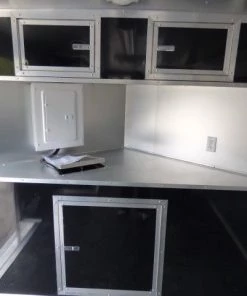 Concession Trailer 8.5' X 16' Black - Event Catering Concession -Cheap Concession Trailers Shop p1130129 small