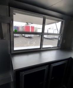 Concession Trailer 8.5' X 16' Black - Event Catering Concession -Cheap Concession Trailers Shop p1130131 small