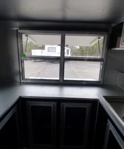 Concession Trailer 8.5' X 16' Black - Event Catering Concession -Cheap Concession Trailers Shop p1130132 small