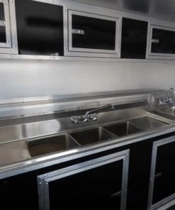 Concession Trailer 8.5' X 16' Black - Event Catering Concession -Cheap Concession Trailers Shop p1130133 small