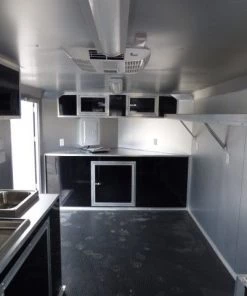 Concession Trailer 8.5' X 16' Black - Event Catering Concession -Cheap Concession Trailers Shop p1130137 small