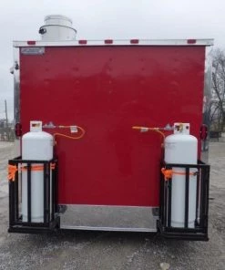 Concession Trialer 8.5' X 17' Red - Food Event Catering -Cheap Concession Trailers Shop p1130148 small