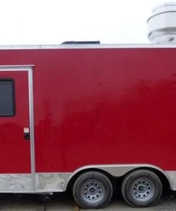 Concession Trialer 8.5' X 17' Red - Food Event Catering -Cheap Concession Trailers Shop p1130150 small
