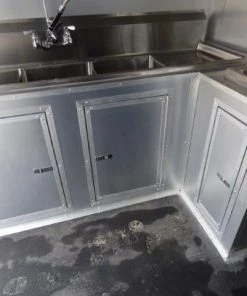 Concession Trialer 8.5' X 17' Red - Food Event Catering -Cheap Concession Trailers Shop p1130163 small