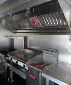 Concession Trialer 8.5' X 17' Red - Food Event Catering -Cheap Concession Trailers Shop p1130176 small
