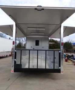 Concession Trailer 8.5' X 26' Red - Food Event Catering -Cheap Concession Trailers Shop p1130198 small