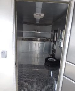 Concession Trailer 8.5' X 26' Red - Food Event Catering -Cheap Concession Trailers Shop p1130218 small