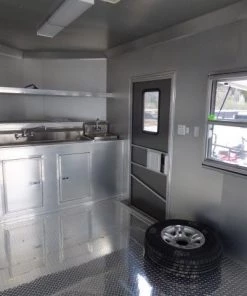 Concession Trailer 8.5' X 26' Red - Food Event Catering -Cheap Concession Trailers Shop p1130220 small