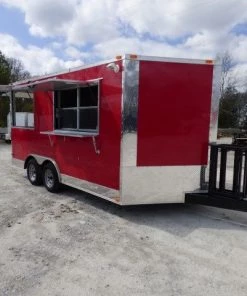 Concession Trailer 8.5' X 15' Red - Food Event Catering Concession 68 Concession Trailer 8.5' X 15' Red - Food Event Catering Concession -Cheap Concession Trailers Shop p1130234 small