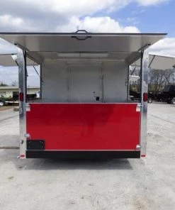 Concession Trailer 8.5' X 15' Red - Food Event Catering Concession 60 Concession Trailer 8.5' X 15' Red - Food Event Catering Concession -Cheap Concession Trailers Shop p1130237 small