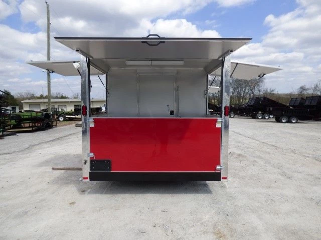 Concession Trailer 8.5' X 15' Red - Food Event Catering Concession 25 Concession Trailer 8.5' X 15' Red - Food Event Catering Concession - Image 25