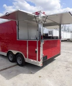 Concession Trailer 8.5' X 15' Red - Food Event Catering Concession 63 Concession Trailer 8.5' X 15' Red - Food Event Catering Concession -Cheap Concession Trailers Shop p1130238 small