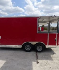 Concession Trailer 8.5' X 15' Red - Food Event Catering Concession 70 Concession Trailer 8.5' X 15' Red - Food Event Catering Concession -Cheap Concession Trailers Shop p1130239 small