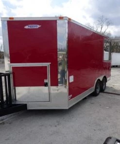 Concession Trailer 8.5' X 15' Red - Food Event Catering Concession 40 Concession Trailer 8.5' X 15' Red - Food Event Catering Concession -Cheap Concession Trailers Shop p1130240 small