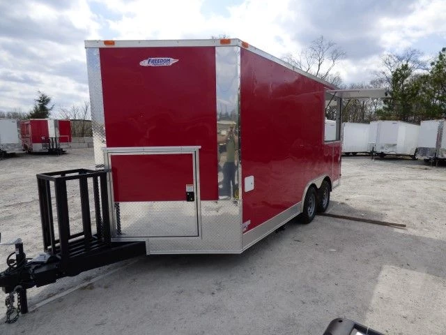 Concession Trailer 8.5' X 15' Red - Food Event Catering Concession 5 Concession Trailer 8.5' X 15' Red - Food Event Catering Concession - Image 5