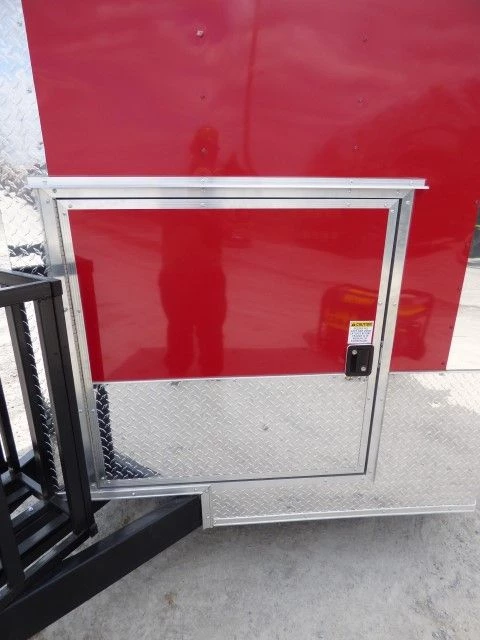 Concession Trailer 8.5' X 15' Red - Food Event Catering Concession 11 Concession Trailer 8.5' X 15' Red - Food Event Catering Concession - Image 11