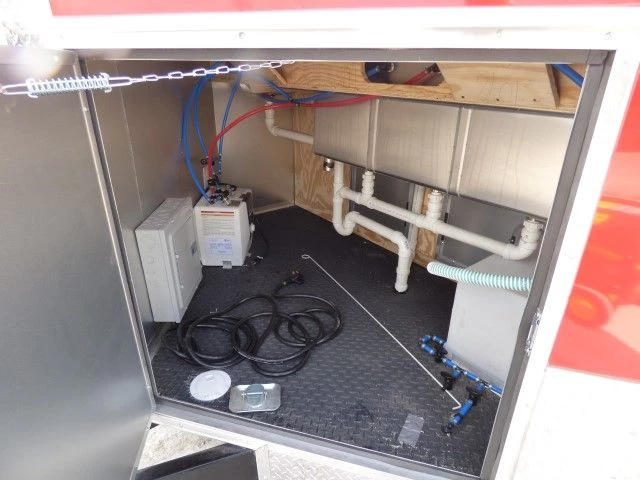 Concession Trailer 8.5' X 15' Red - Food Event Catering Concession 14 Concession Trailer 8.5' X 15' Red - Food Event Catering Concession - Image 14