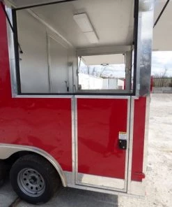 Concession Trailer 8.5' X 15' Red - Food Event Catering Concession