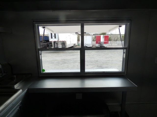 Concession Trailer 8.5' X 15' Red - Food Event Catering Concession 9 Concession Trailer 8.5' X 15' Red - Food Event Catering Concession - Image 9