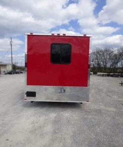 Concession Trailer 8.5' X 24' Red - Food Event Catering -Cheap Concession Trailers Shop p1130272 small