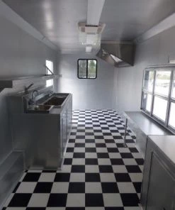 Concession Trailer 8.5' X 24' Red - Food Event Catering -Cheap Concession Trailers Shop p1130291 small