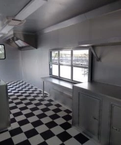 Concession Trailer 8.5' X 24' Red - Food Event Catering -Cheap Concession Trailers Shop p1130293 small