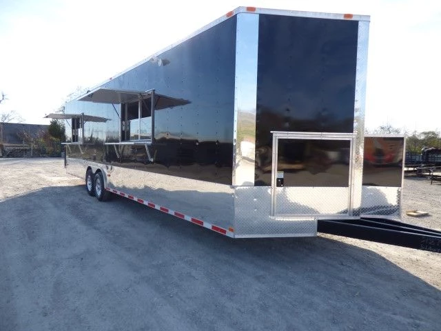 Concession Trailer 8.5' X 30' Black - Food Event Catering 19 Concession Trailer 8.5' X 30' Black - Food Event Catering - Image 19