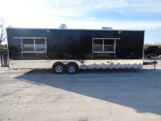 Concession Trailer 8.5' X 30' Black - Food Event Catering 23 Concession Trailer 8.5' X 30' Black - Food Event Catering - Image 23