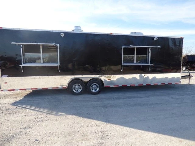 Concession Trailer 8.5' X 30' Black - Food Event Catering 43 Concession Trailer 8.5' X 30' Black - Food Event Catering - Image 43