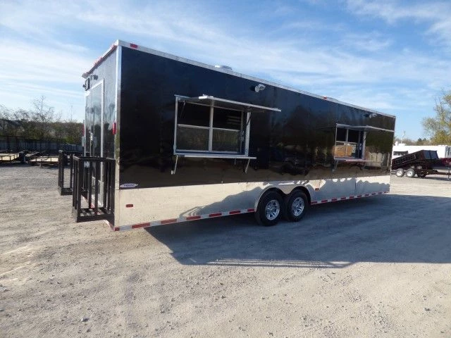 Concession Trailer 8.5' X 30' Black - Food Event Catering 34 Concession Trailer 8.5' X 30' Black - Food Event Catering - Image 34