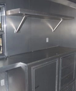 8.5' x 26' Concession Trailer Black BBQ Food Event Catering -Cheap Concession Trailers Shop p1130570