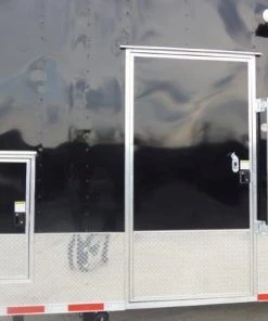 Concession Trailer 8.5' X 30' Black - BBQ Event Catering -Cheap Concession Trailers Shop p1130586 small