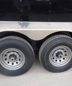 Concession Trailer 8.5' X 30' Black - BBQ Event Catering -Cheap Concession Trailers Shop p1130588 small