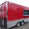 Concession Trailer 8.5' X 16' Red - Food Event catering