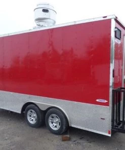 Concession Trailer 8.5' X 16' Red - Food Event catering -Cheap Concession Trailers Shop p1130683 small