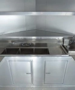 Concession Trailer 8.5' X 16' Red - Food Event catering -Cheap Concession Trailers Shop p1130691 small