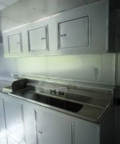 Concession Trailer 8.5' X 16' White - Food Event Catering -Cheap Concession Trailers Shop p1130712 small