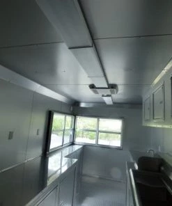 Concession Trailer 8.5' X 16' White - Food Event Catering -Cheap Concession Trailers Shop p1130715 small