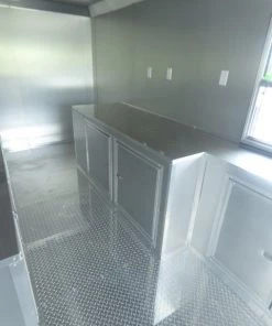 Concession Trailer 8.5' X 16' White - Food Event Catering -Cheap Concession Trailers Shop p1130717 small