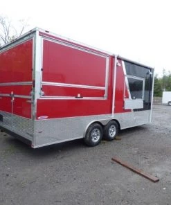 Concession Trailer 8.5 X 20 Black/Red BBQ Food Event -Cheap Concession Trailers Shop p1130722 small