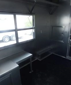 Concession Trailer 8.5 X 20 Black/Red BBQ Food Event -Cheap Concession Trailers Shop p1130740 small