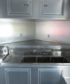 Concession Trailer 8.5 X 20 Black/Red BBQ Food Event -Cheap Concession Trailers Shop p1130743 small